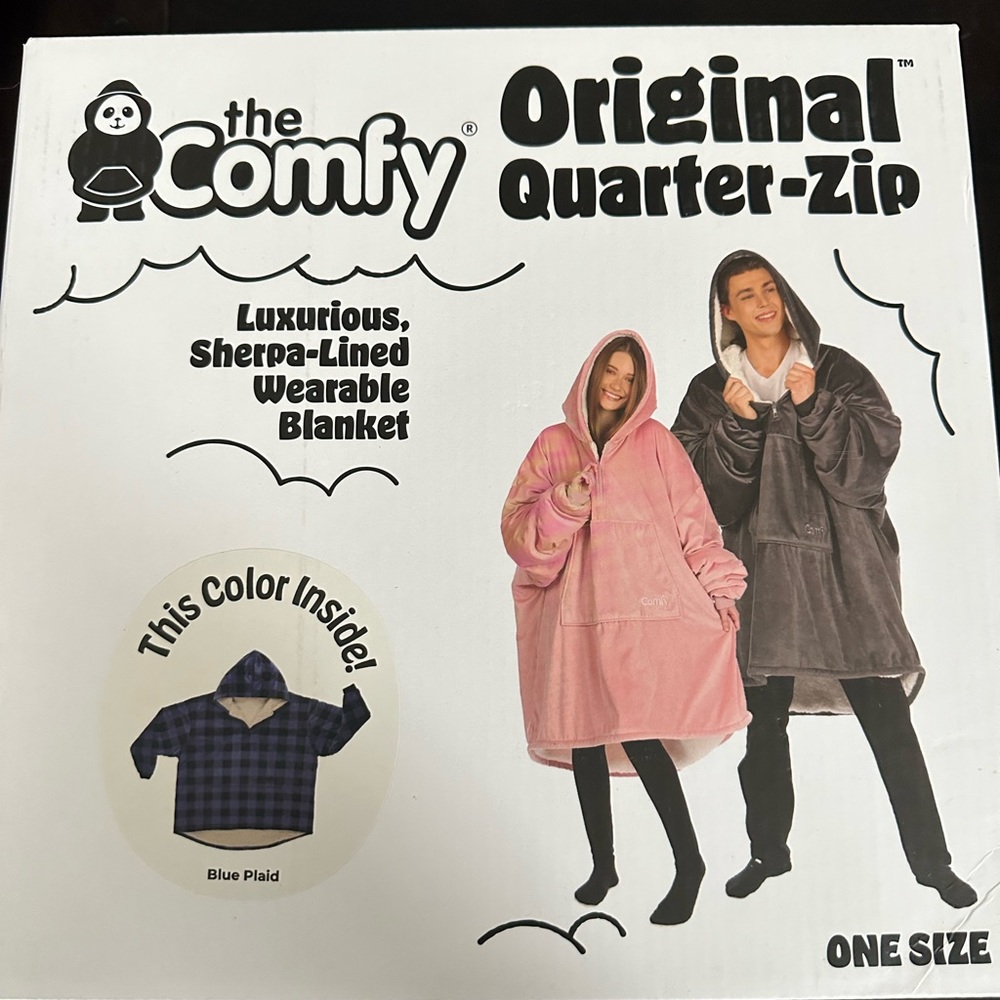Brand New - Comfy Quarter Zip Hoodie